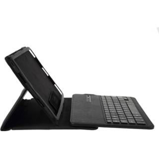 👉 Bluetooth keyboard Case zwart qwerty Samsung Galaxy Tab A7 2020 Hoes 8720329041394