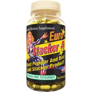 👉 Fatburner Stacker 4 Ephedra Vrij - 2 • 100 capsules (33 dagen) Afslanken & Vetverbranden