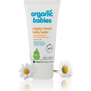👉 Donkergroen baby's Green People Organic babies luiercreme baby balm 50 ml 5034511002517