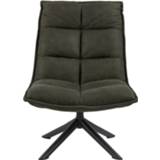 👉 Bendt Fauteuil 'Loua' Velvet, kleur Antraciet