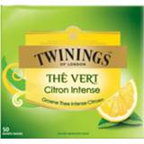 👉 Envelop donkergroen green lemon Twinings 50 stuks 5055953900223