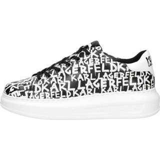 👉 Sneakers vrouwen zwart Karl Lagerfeld - Kapri Graffiti Lo Lace Sneaker 5056272393543 2600010623787