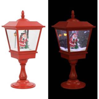 👉 Male rood VidaXL Sokkellamp met kerstman LED 64 cm 8719883662008