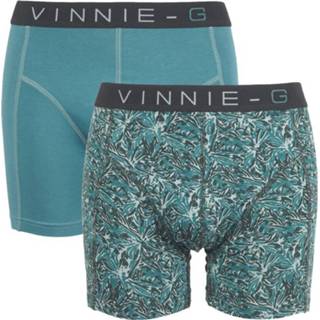 👉 Vinnie-G boxershorts Leaves Print-Light 2-pack -S