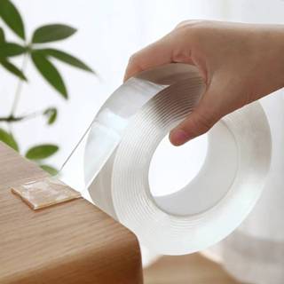 Dubbelzijdige tape transparante acryl One-Size doorzichtig 1 rol