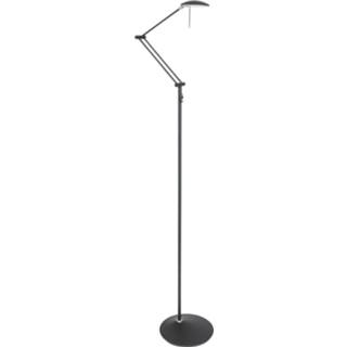 👉 Vloerlamp zwart metaal modern LED binnen Steinhauer - Zodiac 1L knik 8712746127270