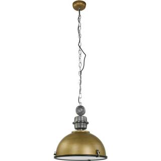 👉 Hanglamp goud metaal dustrieel binnen Steinhauer - Bikkel 1L Industrial 8712746129359