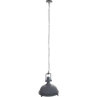 👉 Hanglamp grijs metaal dustrieel binnen Steinhauer - Eliga 8712746122640