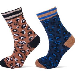 Caramel indigo kinderen Kindersokken Leopard-Caramel indigo-39/42 8719534119745