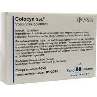 👉 Tabletten Pascoe Colocyn colocynthis similiaplex 100 8718347171643