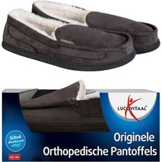 👉 Pantoffels antraciet Lucovitaal Orthopedische 41-42 1 paar 8713713025384