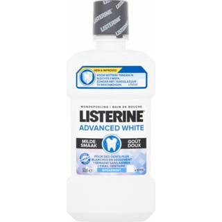 👉 Wit mondspoeling Listerine Mondwater advanced white mild 500 ml 3574661491844