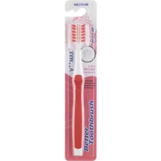 Tandenborstel roze medium Bettertoothbrush regular 4897095421478