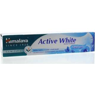 👉 Tandpasta wit Himalaya Herbal active white 75 ml 6291107220079