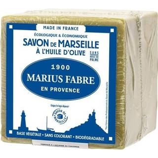 👉 Folie zeep Marium Fabre Savon Marseille olijf in 400 gram 3298652000401