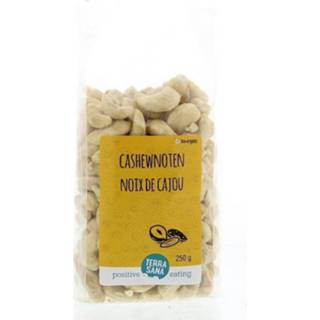 👉 Cashewnoot voeding Terrasana Cashewnoten ongeroosterd zonder zout 250 gram 8713576007473