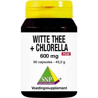 👉 Witte capsules thee Chlorel 600 mg puur 8718591422713