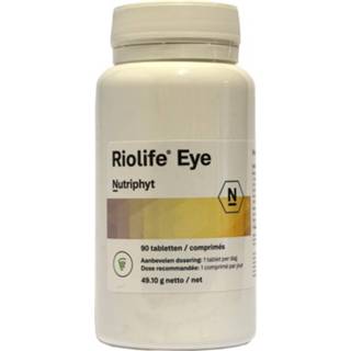 👉 Riolife eye tabletten Nutriphyt 90 5430000149310