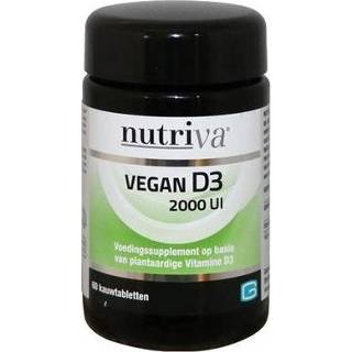 👉 Kauwtablet Vegan D3 kauwtabletten Nutriva 60 8388765751033