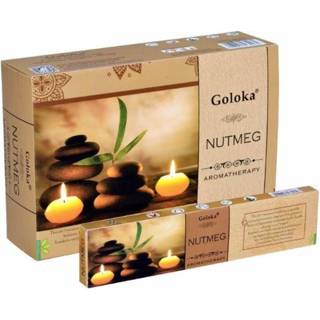 Wierook Goloka aromatherapy nutmeg 15 gram 8906051432253 8906051432260