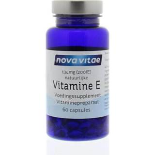 Vitamine Enkel capsules Nova Vitae E 200IU 60 8717473097896