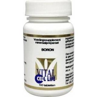 👉 Eralen enkel tabletten Vital Cell Life Boron 4 mg 100 8718053190259