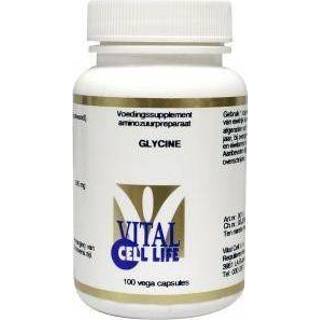 👉 Aminozuren capsules Vital Cell Life Glycine 500 mg 100 8718053190549