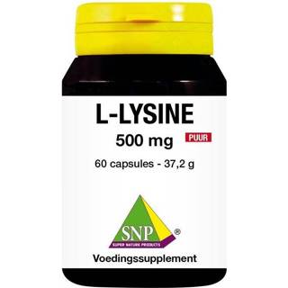 👉 Aminozuren capsules SNP L-lysine 500 mg puur 60 8718591425776