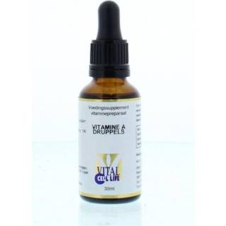 👉 Vitamine A druppels Vital Cell Life 30 ml 8718053191379