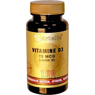 👉 Vitamine Enkel capsules Artelle D3 75 mcg 100 8717472405678