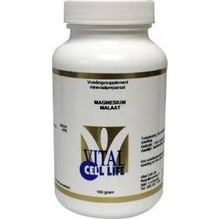 Magnesium malaat poeder Vital Cell Life 100 gram 8718053191126