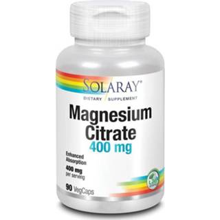 👉 Magnesium eralen enkel vcaps Solaray citraat 400 mg 90 8717473117266