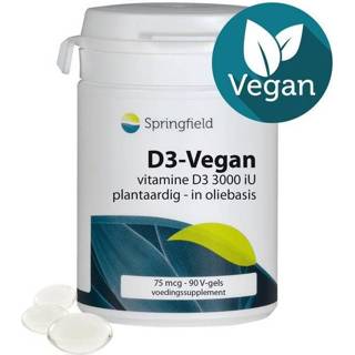 👉 Vitamine Enkel vcaps Springfield D3-Vegan D3 75 mcg 90 8715216240288