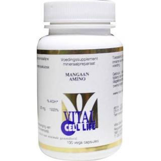 👉 Mangaan eralen enkel capsules mannen Vital Cell Life amino 30 mg 100 8718053190334