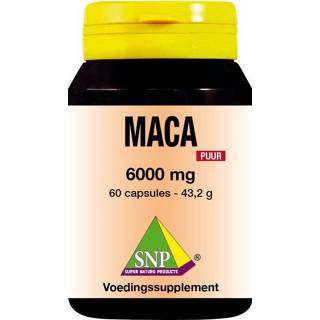 👉 Fytotherapie capsules SNP Maca 6000 mg puur 60 8718591420726