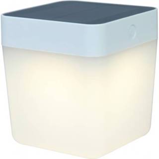 👉 Wit Lutec Table Cube LED-Solarlamp (wit) 6939412082738