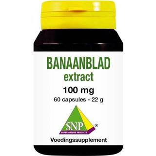 👉 Banaanblad extract capsules SNP 60 8718591423956