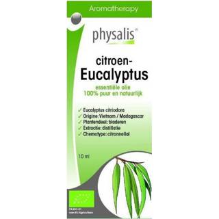 👉 Citroeneucalyptus bio Physalis 10 ml 5412360002443