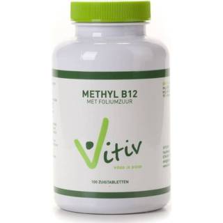 👉 Vitamine tabletten Vitiv B12 methyl 100 8719128693989