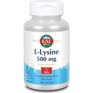 👉 Tabletten KAL L-Lysine 500 mg 100 8717473116207