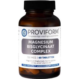 👉 Magnesium tabletten Proviform bisglycinaat complex 150mg 60 8717677125722