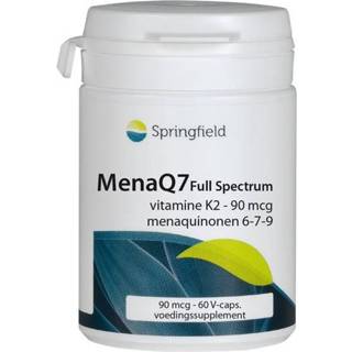 👉 Vitamine vcaps Springfield MenaQ7 Full Spectrum K2 90 mcg 60 8715216240998