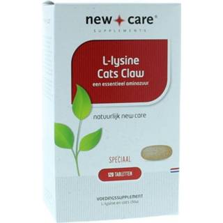 👉 Tabletten New Care L-Lysine + cats claw 120 8714354132165