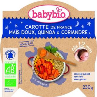 👉 Baby's Babybio Mon petit plat wortel mais quinoa 230 gram 3288131504605