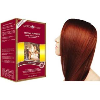 👉 Haarkleuring Surya Brasil Henna haarverf poeder Burgundy 50 gram 7896544700291