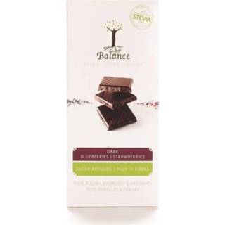 👉 Snoepgoed suikervrij Balance Choco stevia tablet puur bosbes 85 gram 5412860000178