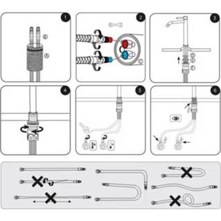 👉 Wastafel mengkraan messing opbouw keramisch gunmetal hendel zonder waste standaard perlator mix Wastafelmengkraan Differnz Hoog Gebogen 8712793564899