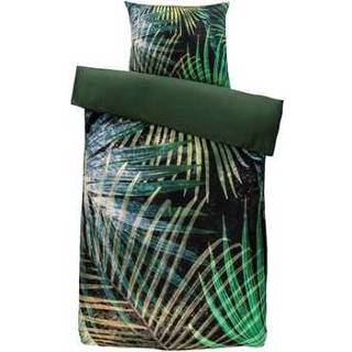 👉 Dekbedovertrek zwart satijn katoen Royal Juna - 140x200/220 cm Leen Bakker 8714901750088
