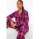 👉 Flanellen pyjama Mix & Match Geruite Broek