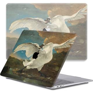 👉 Coverhoes kunststof hardcase hoes blauw Lunso - cover MacBook Pro 13 inch (2016-2019) De Bedreigde Zwaan 9145425527952